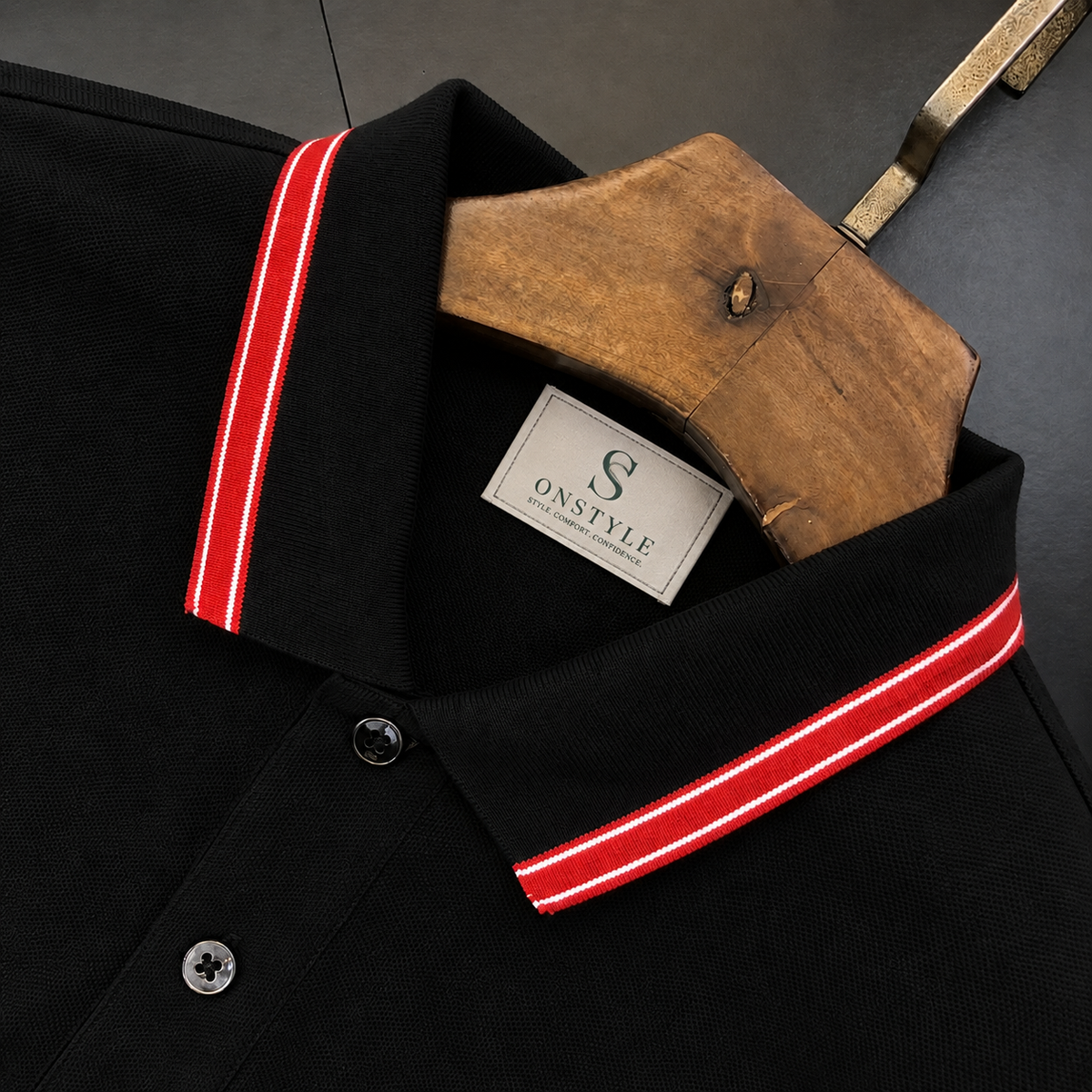 Premium Men's Cotton Polo T-Shirt | Contrast Collar | Casual & Smart Fit