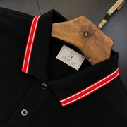 Premium Men's Cotton Polo T-Shirt | Contrast Collar | Casual & Smart Fit