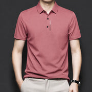 Eclipsed Grid Polo T-Shirt
