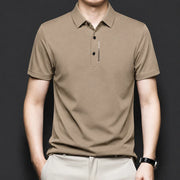 Eclipsed Grid Polo T-Shirt