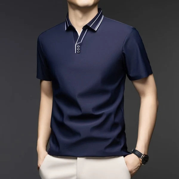 Midnight Crestline Polo T-Shirt