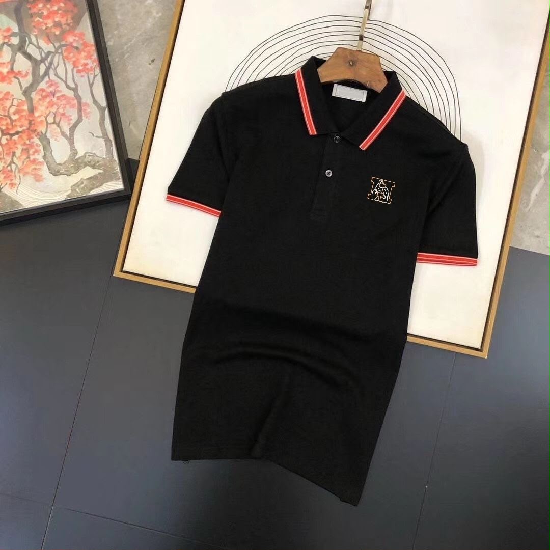 Premium Men's Cotton Polo T-Shirt | Contrast Collar | Casual & Smart Fit