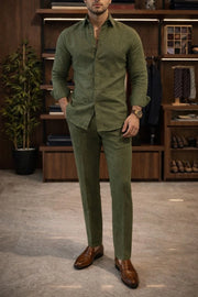 Coastline Linen Cord Casual Set