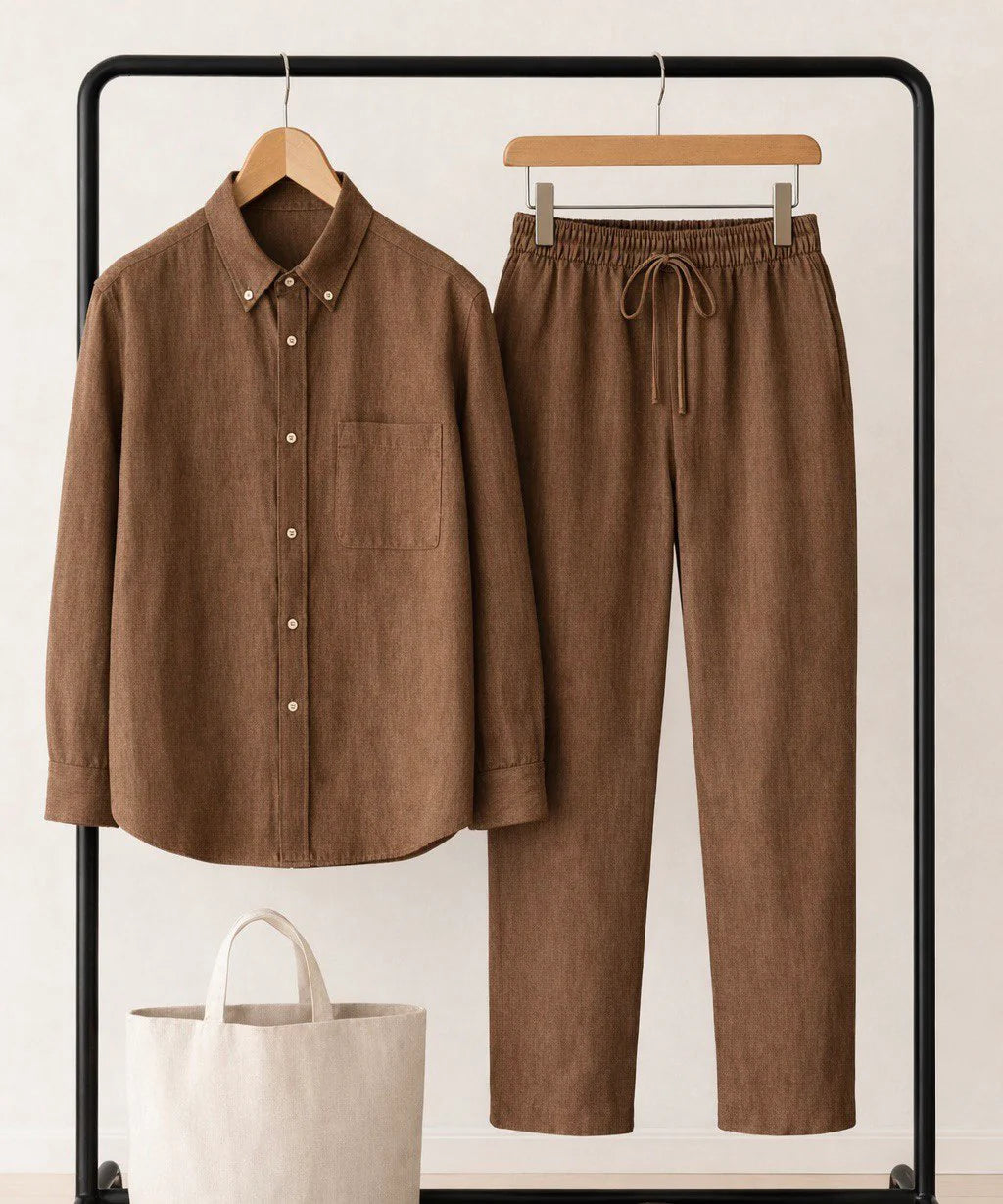 Onstyle Linen Men's Co-ord Set