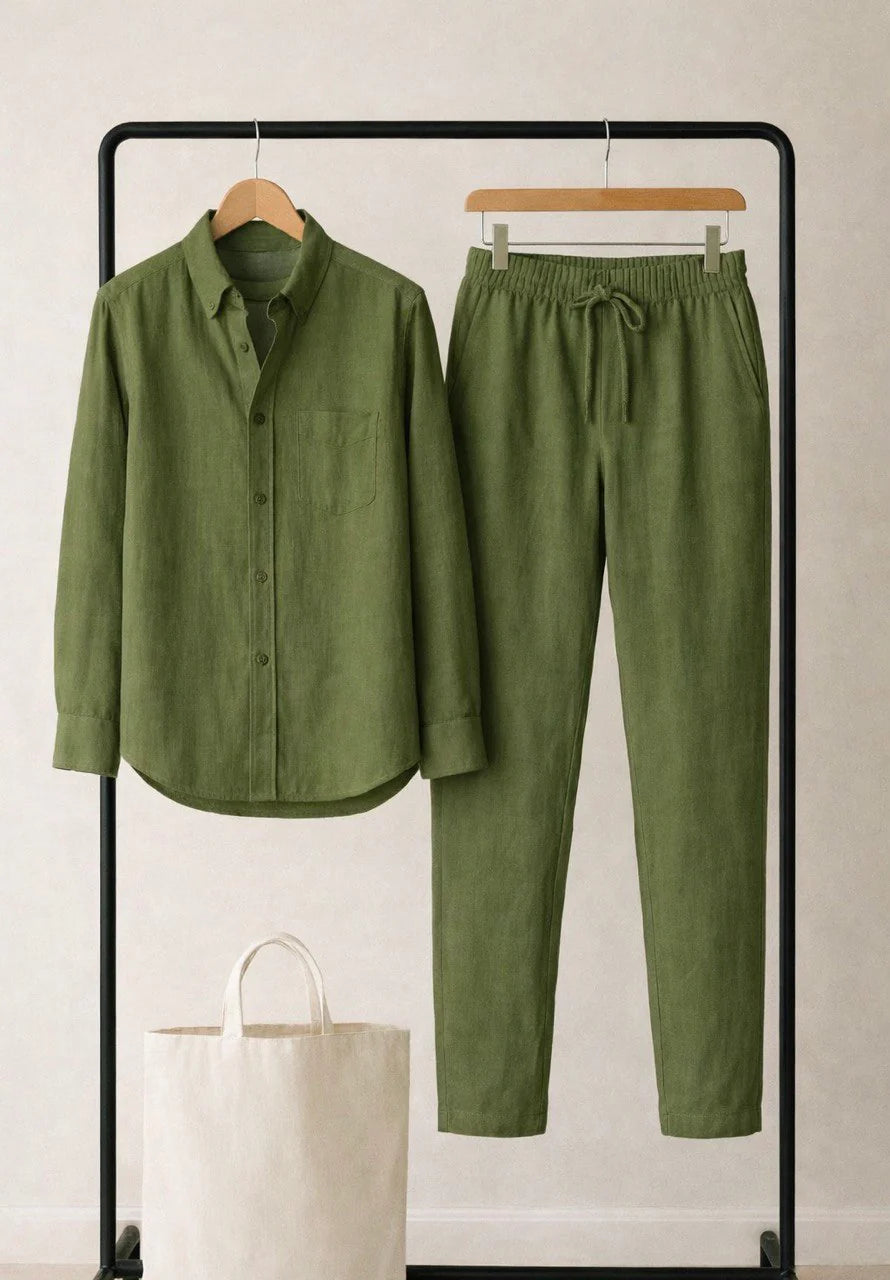 Onstyle Linen Men's Co-ord Set
