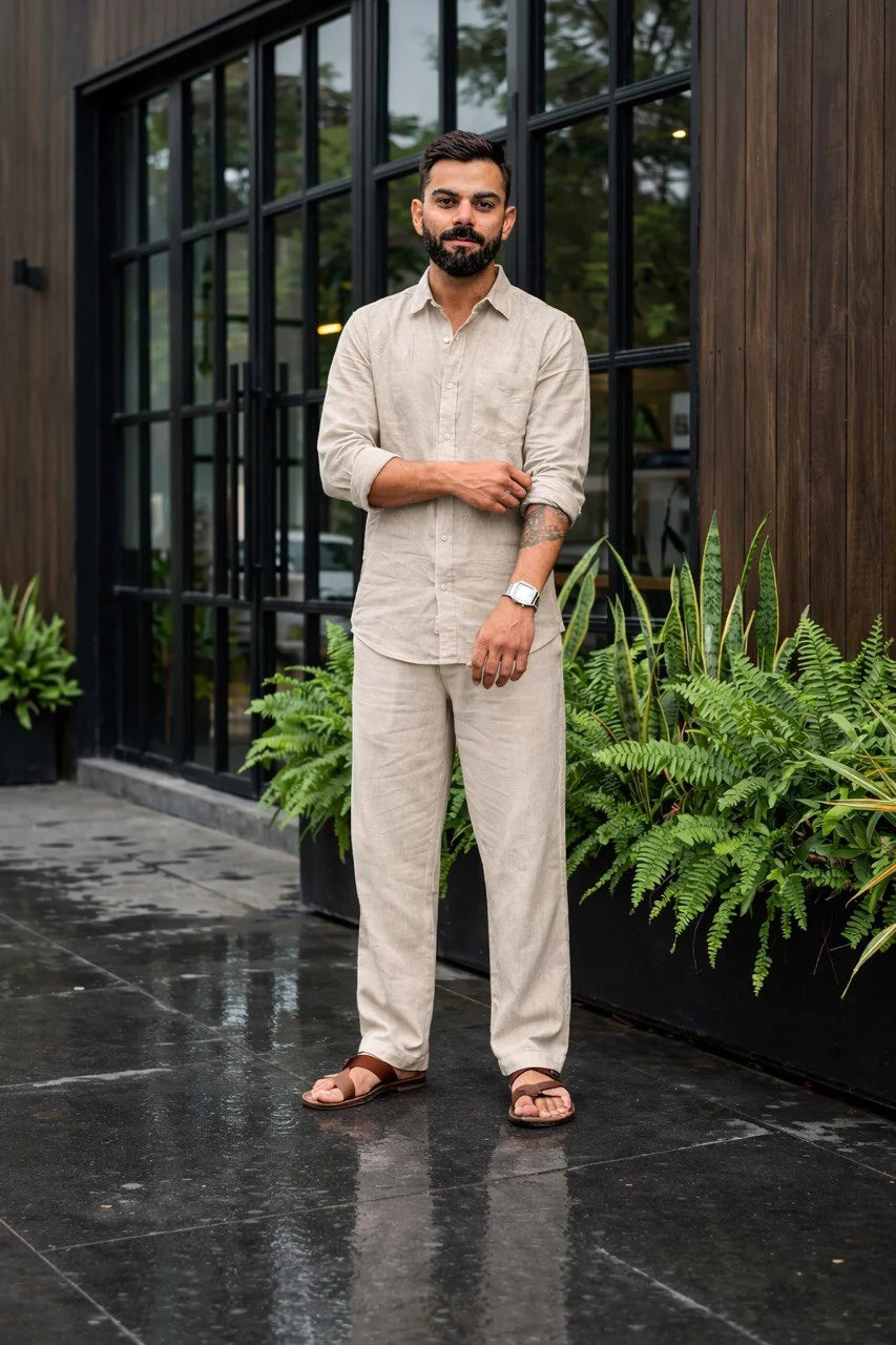 Onstyle Linen Men's Co-ord Set